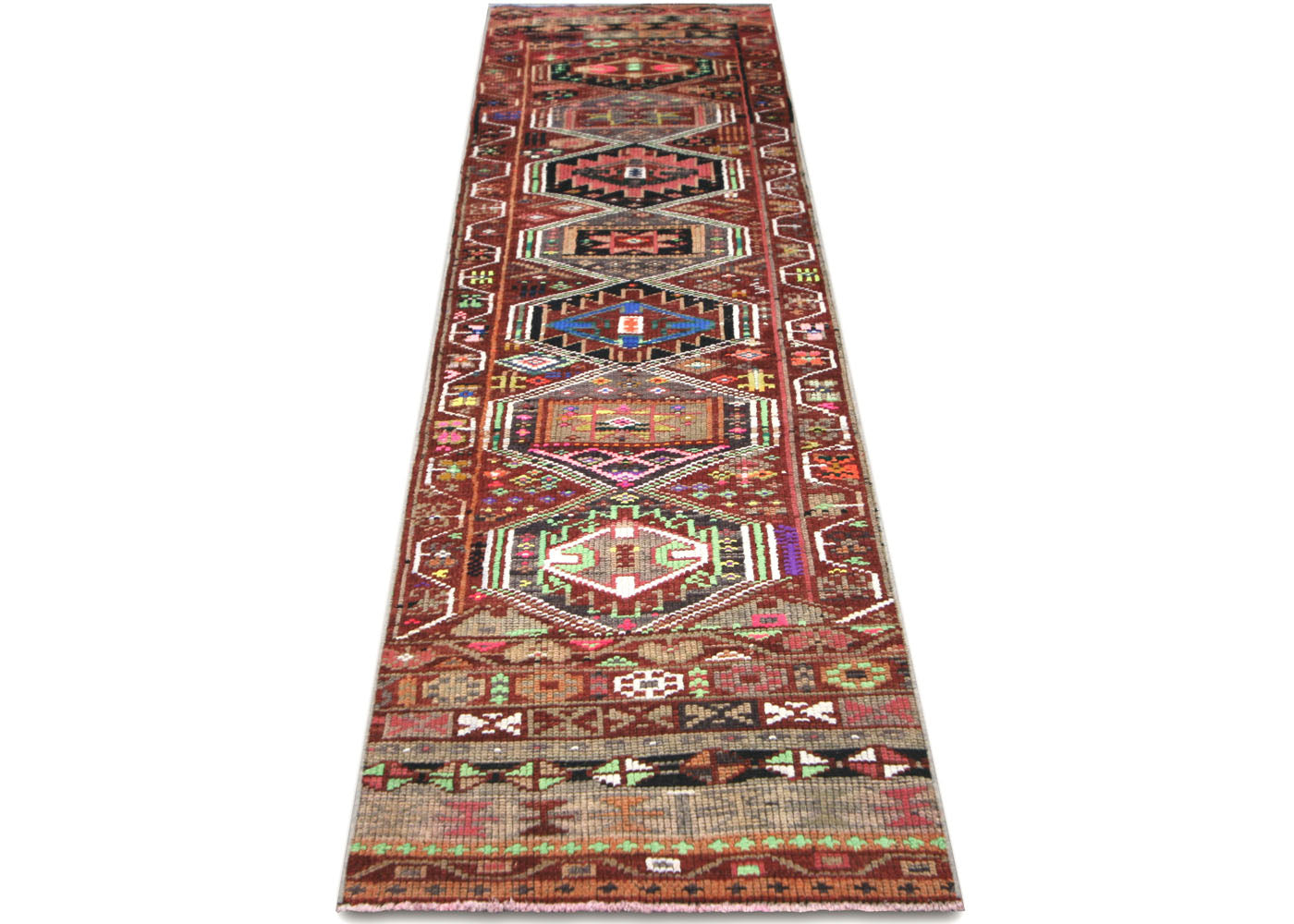 Vintage Turkish Oushak Runner - 2'7" x 9'9"