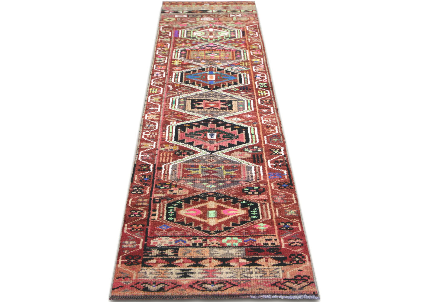 Vintage Turkish Oushak Runner - 2'7" x 9'9"