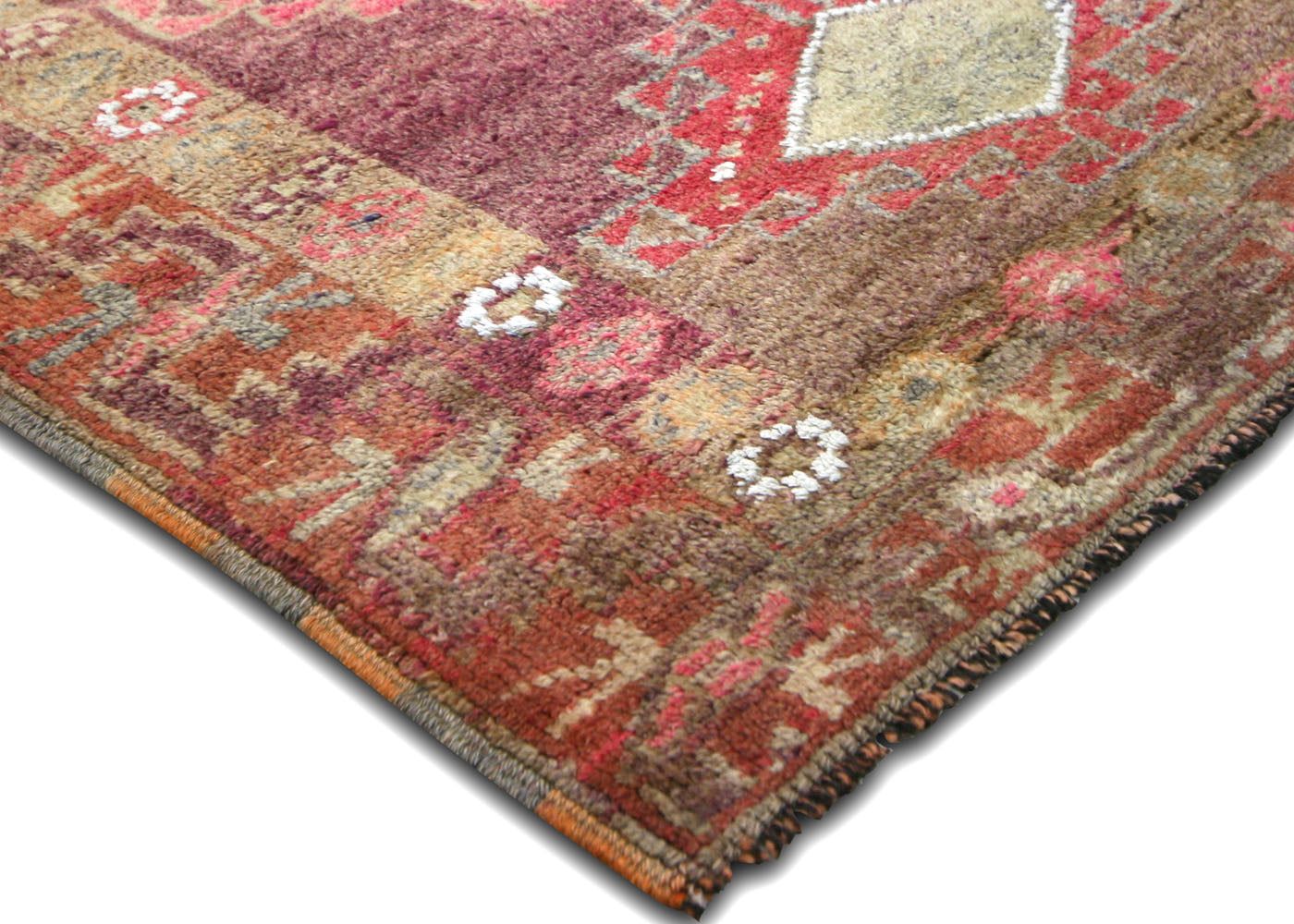 Vintage Turkish Oushak Runner - 3'2" x 13'10"