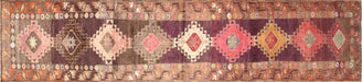 Vintage Turkish Oushak Runner - 3'2" x 13'10"