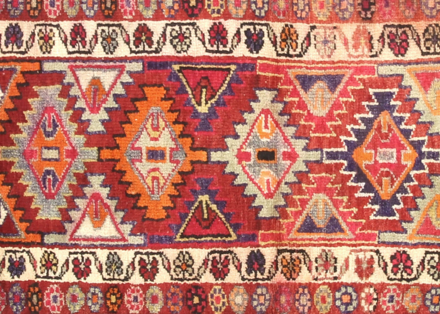 Vintage Turkish Oushak Runner - 2'9" x 13'7"