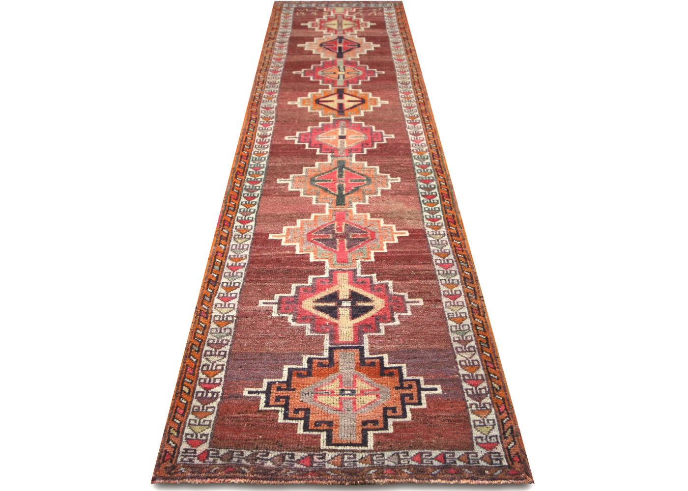 Vintage Turkish Oushak Runner - 2'10" x 12'10"