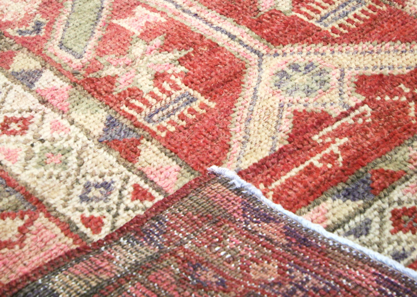 Vintage Turkish Oushak Runner - 3' x 12'8"