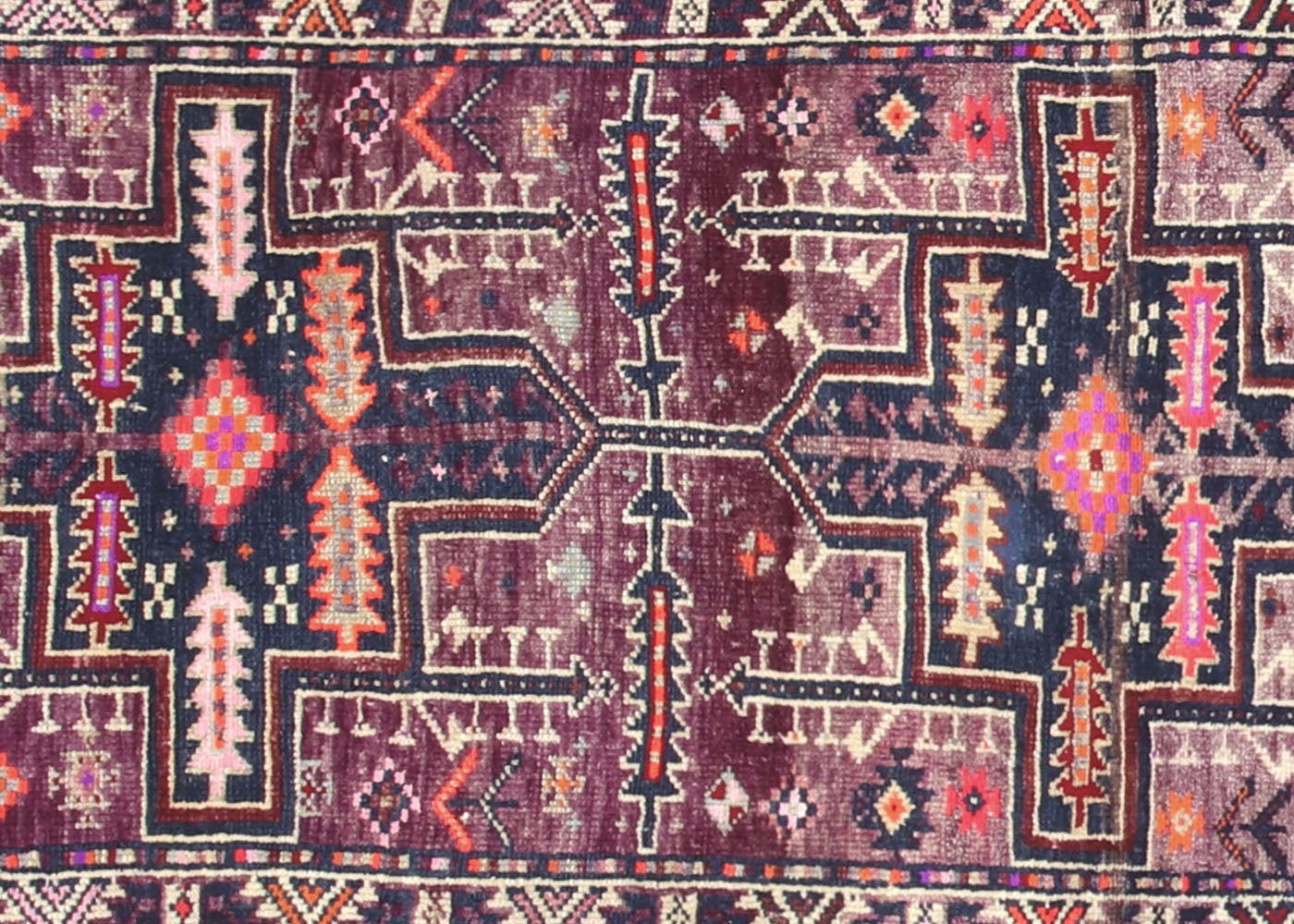 Vintage Turkish Oushak Runner - 3' x 11'11"