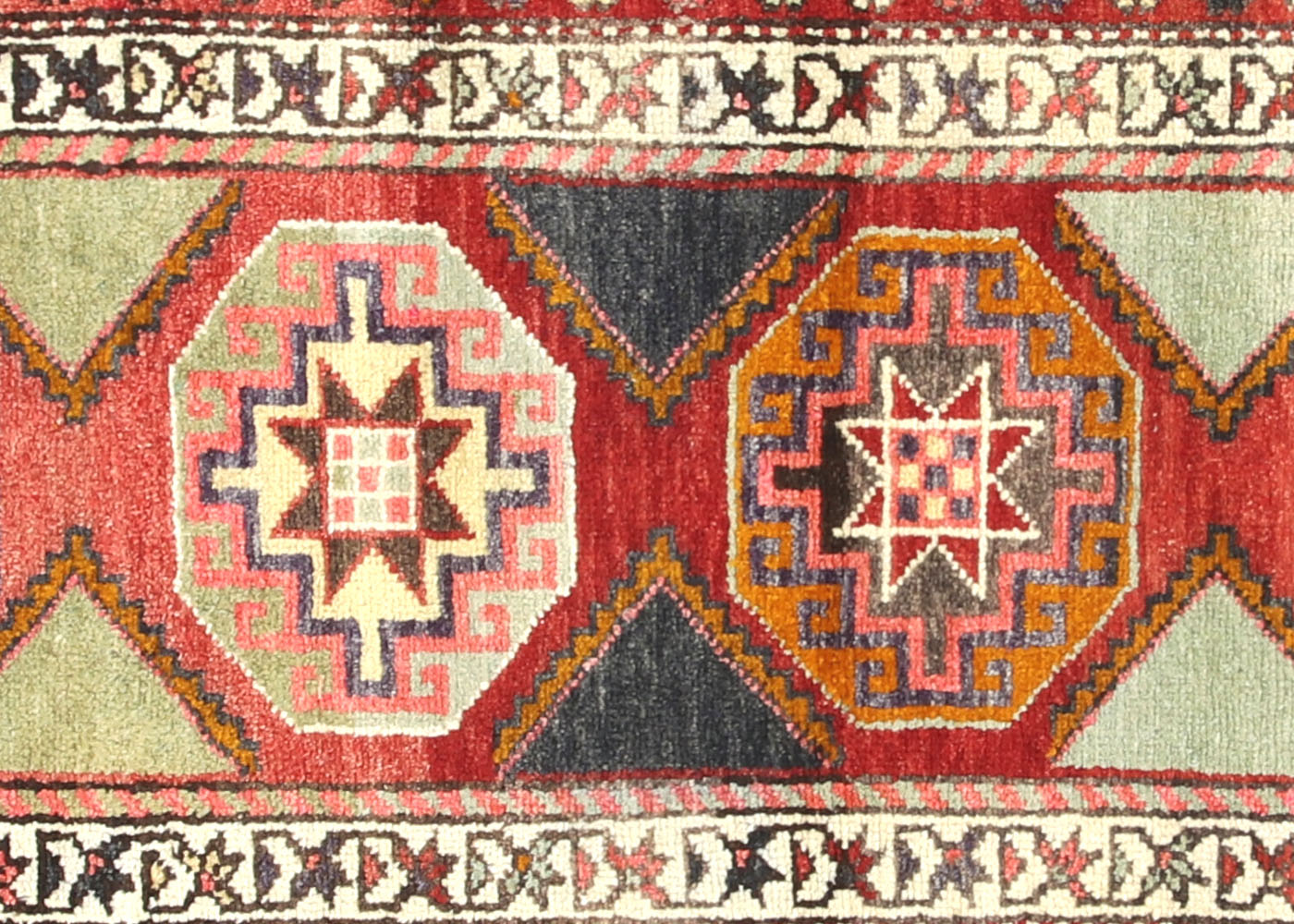 Vintage Turkish Oushak Runner - 3' x 11'8"