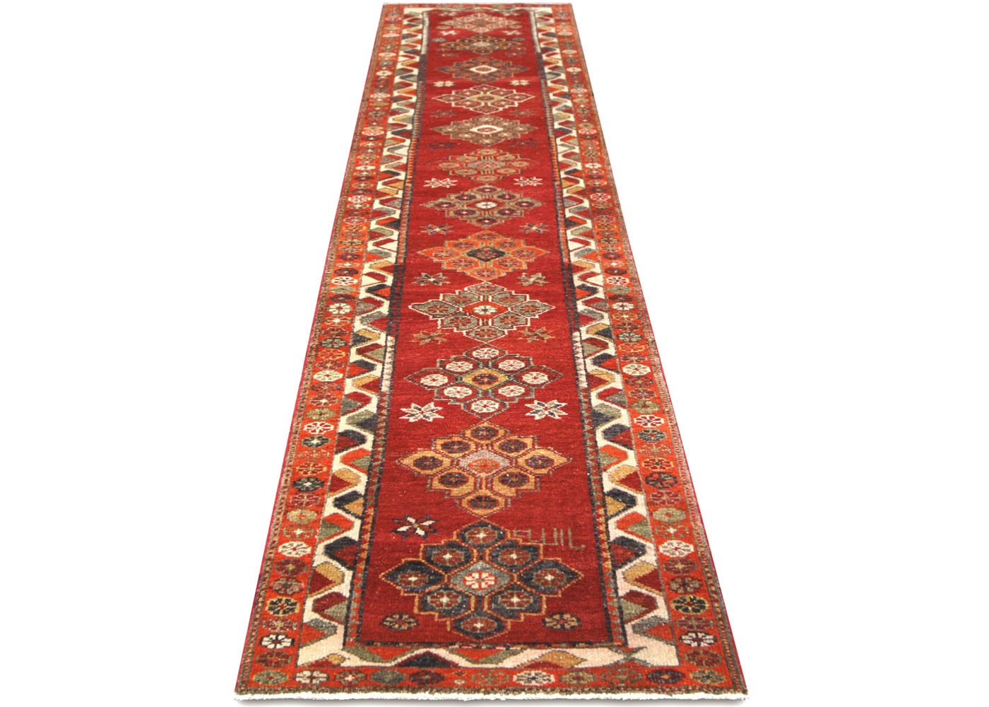 Vintage Turkish Oushak Runner - 2'8" x 12'