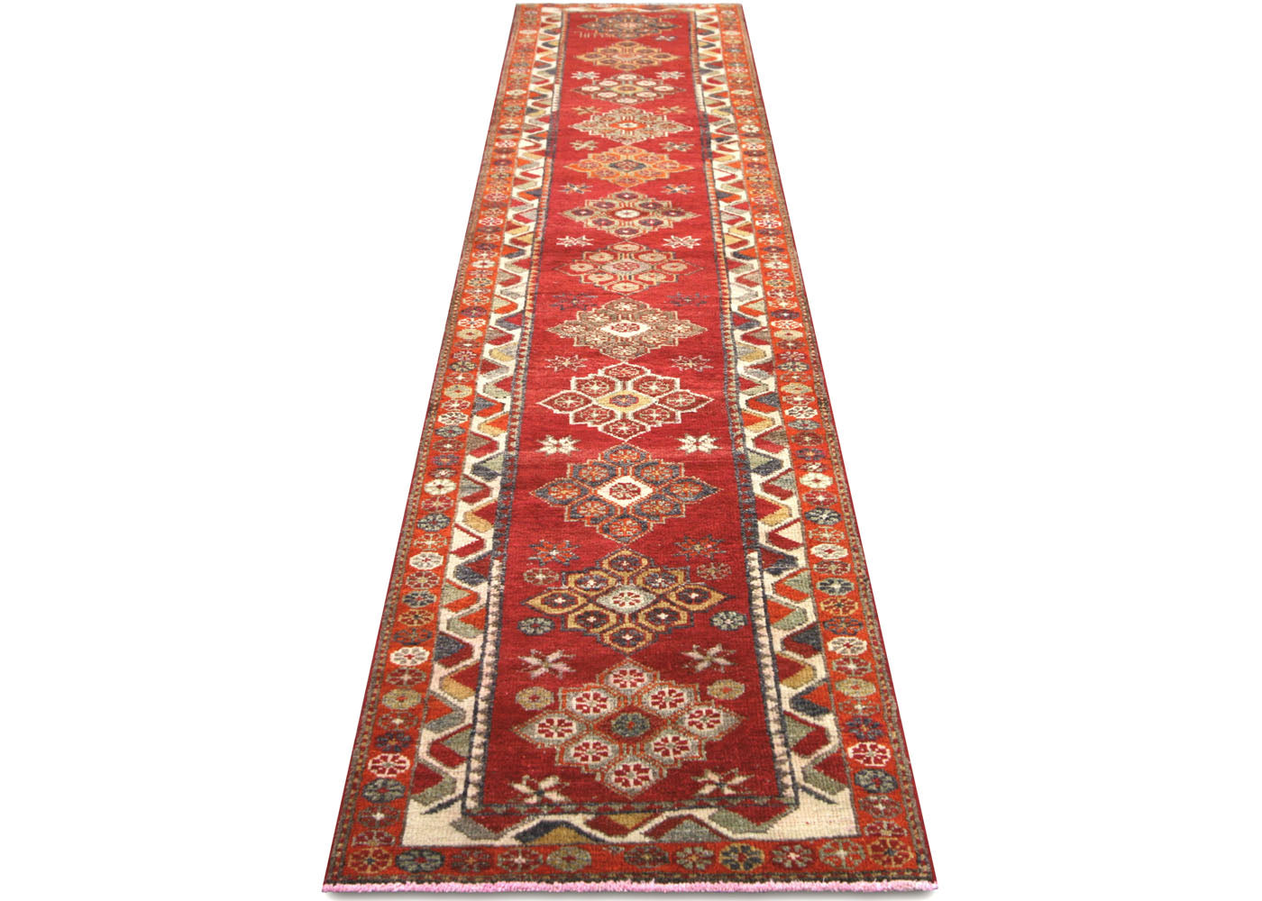 Vintage Turkish Oushak Runner - 2'8" x 12'