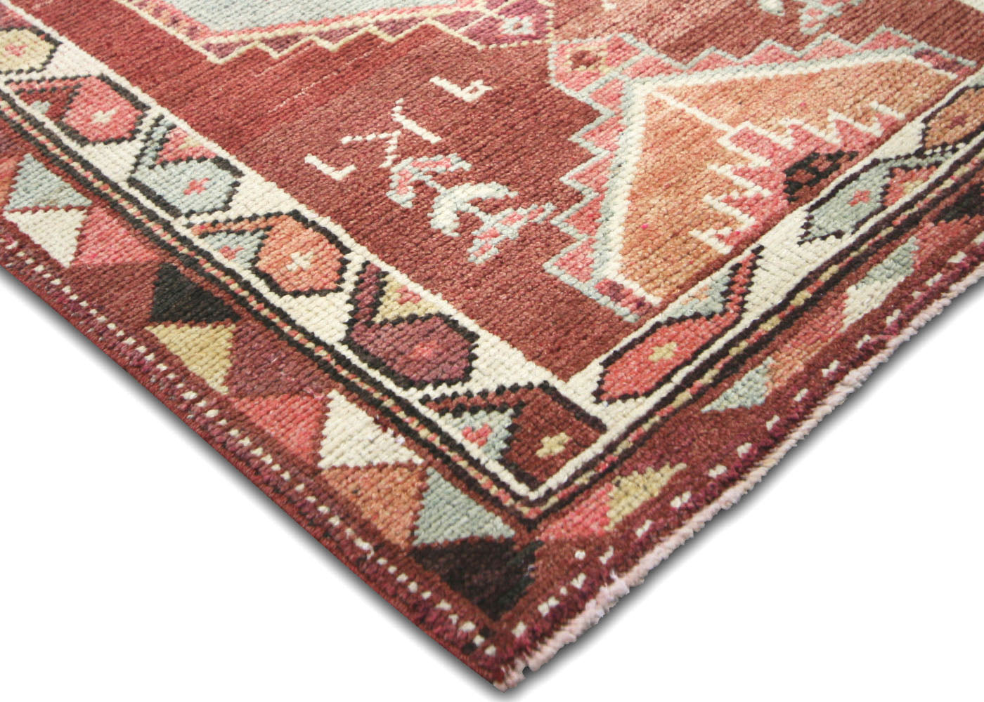 Vintage Turkish Oushak Runner - 2'6" x 13'6"