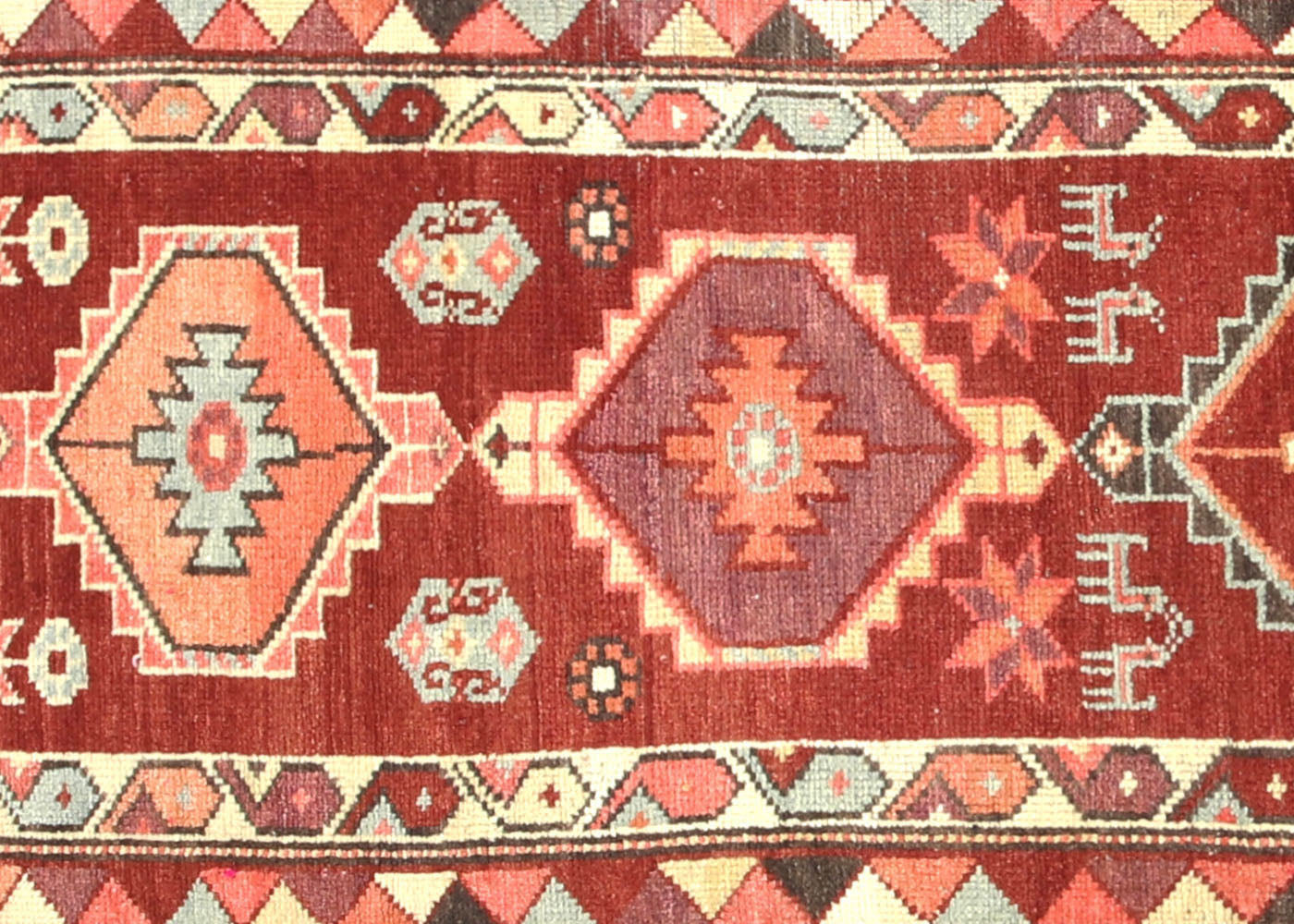 Vintage Turkish Oushak Runner - 2'6" x 13'6"