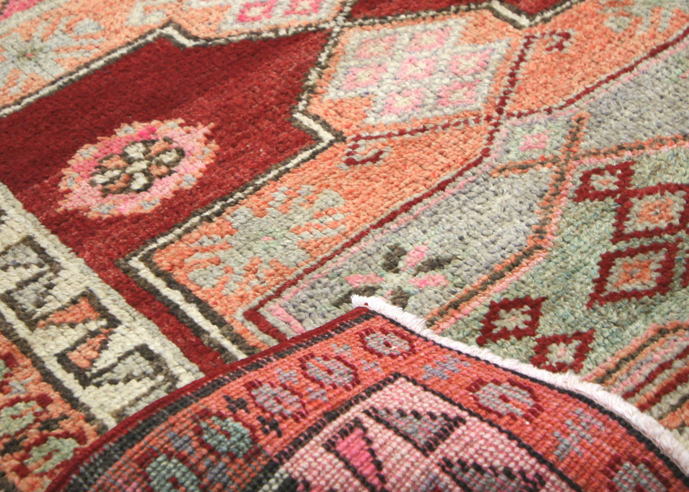 Vintage Turkish Oushak Runner - 2'11" x 13'3"