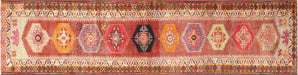 Vintage Turkish Oushak Runner - 2'11" x 11'10"