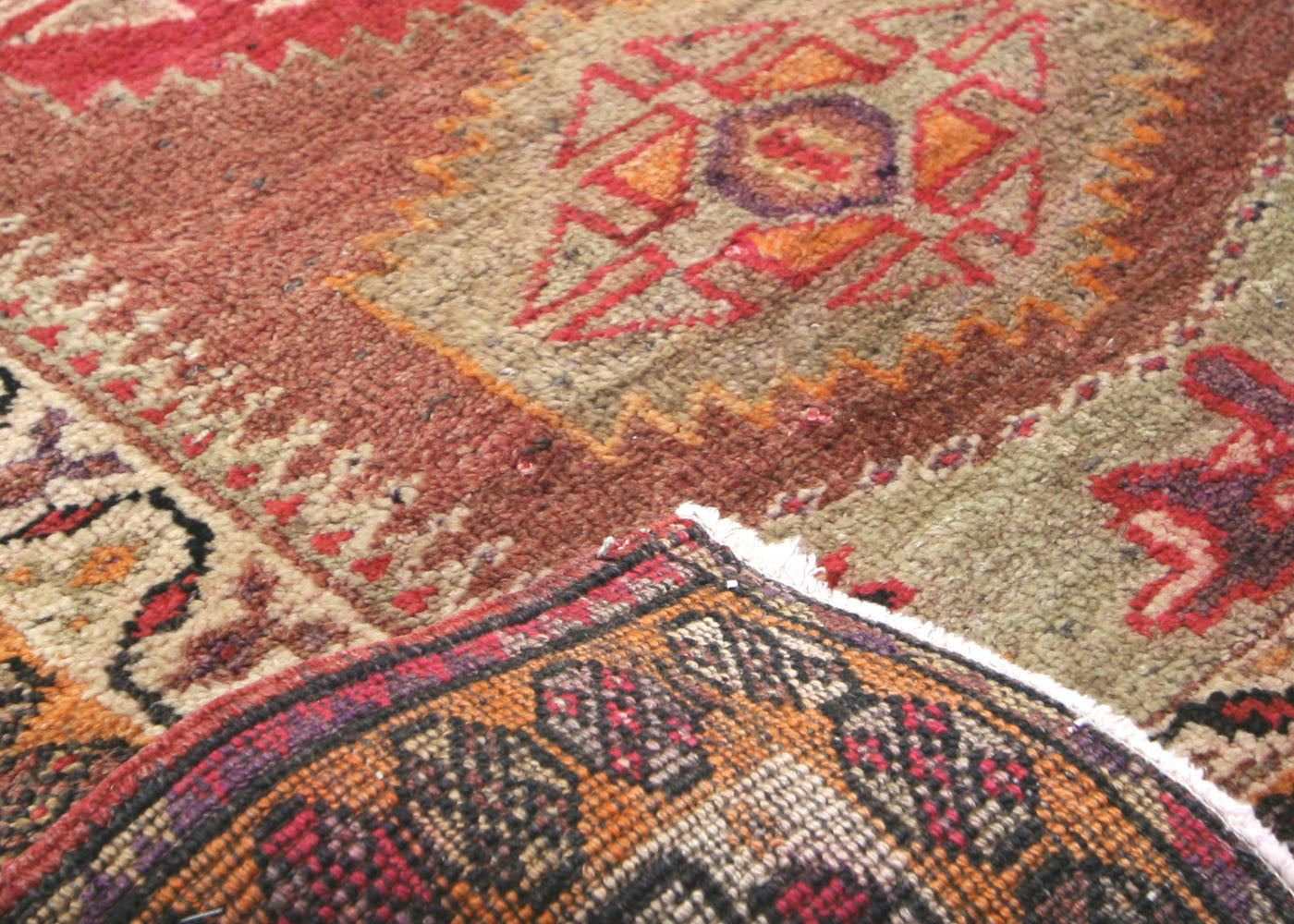 Vintage Turkish Oushak Runner - 2'11" x 11'10"