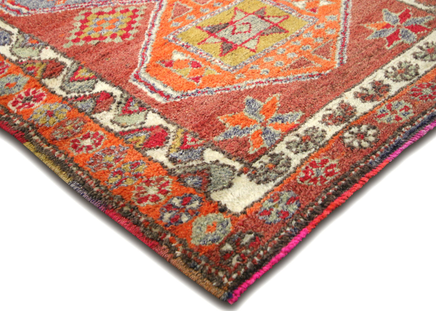 Vintage Turkish Oushak Runner - 2'10" x 10'9"