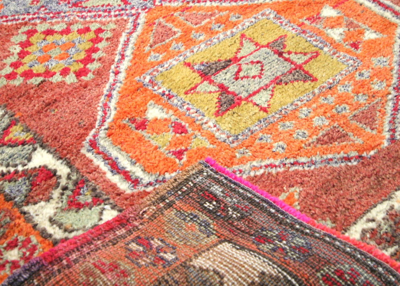 Vintage Turkish Oushak Runner - 2'10" x 10'9"