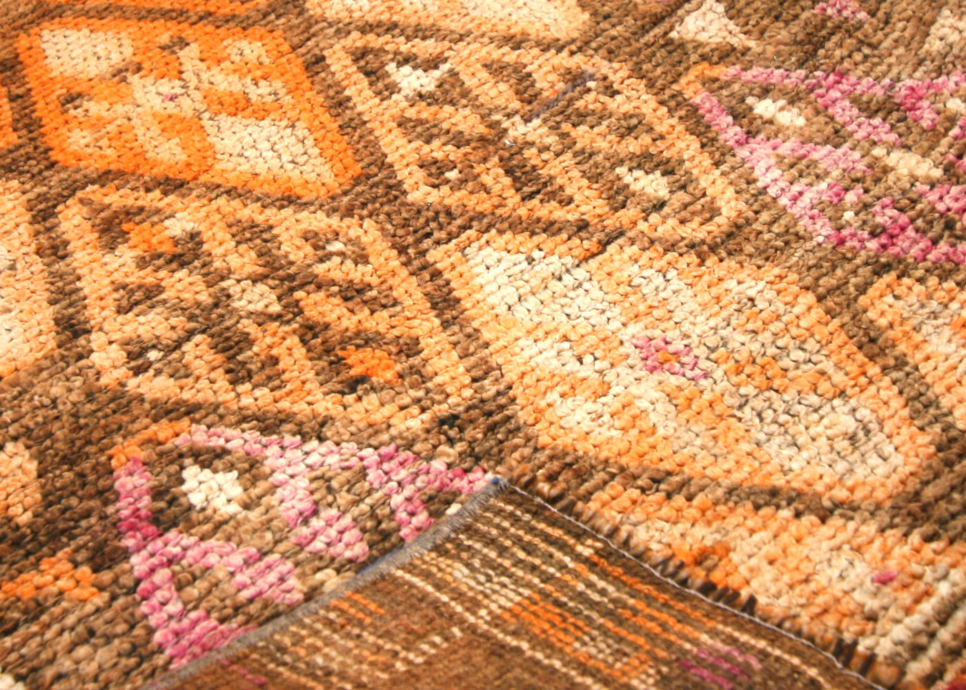 Vintage Turkish Oushak Runner - 2'9" x 13'7"