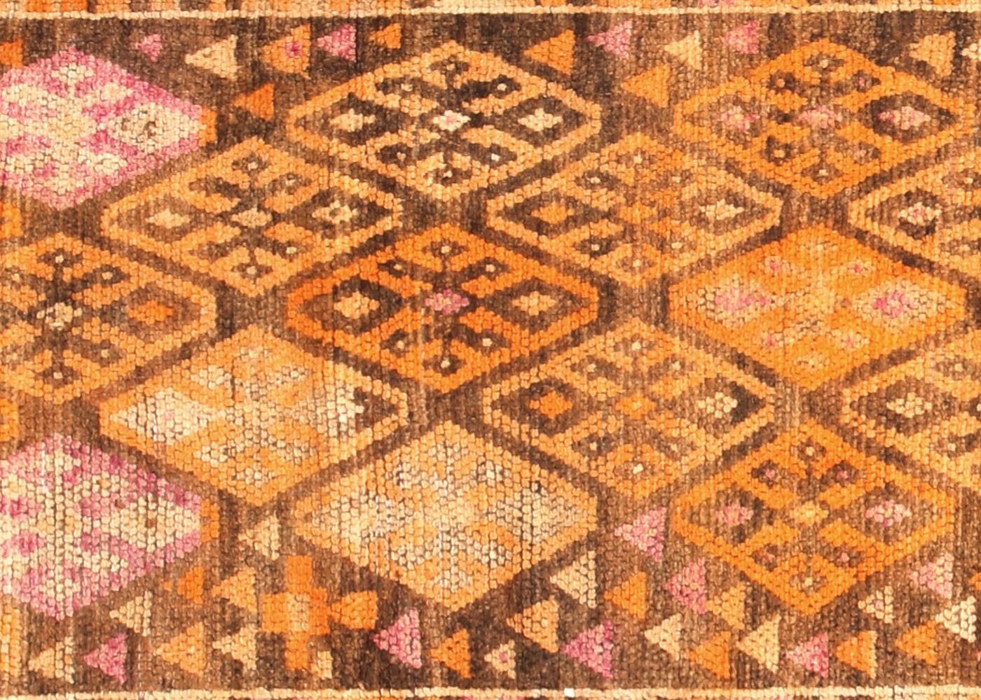 Vintage Turkish Oushak Runner - 2'9" x 13'7"