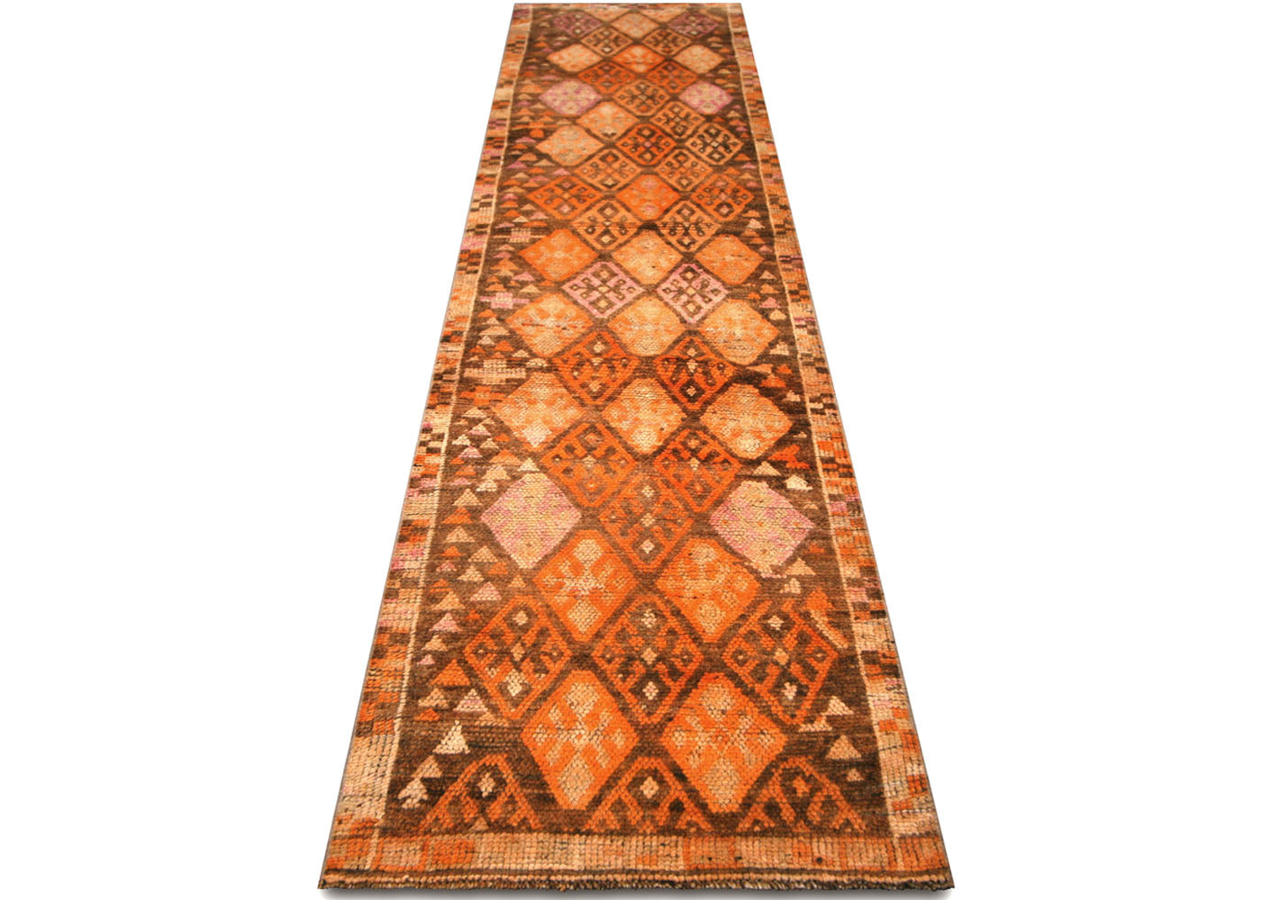 Vintage Turkish Oushak Runner - 2'9" x 13'7"