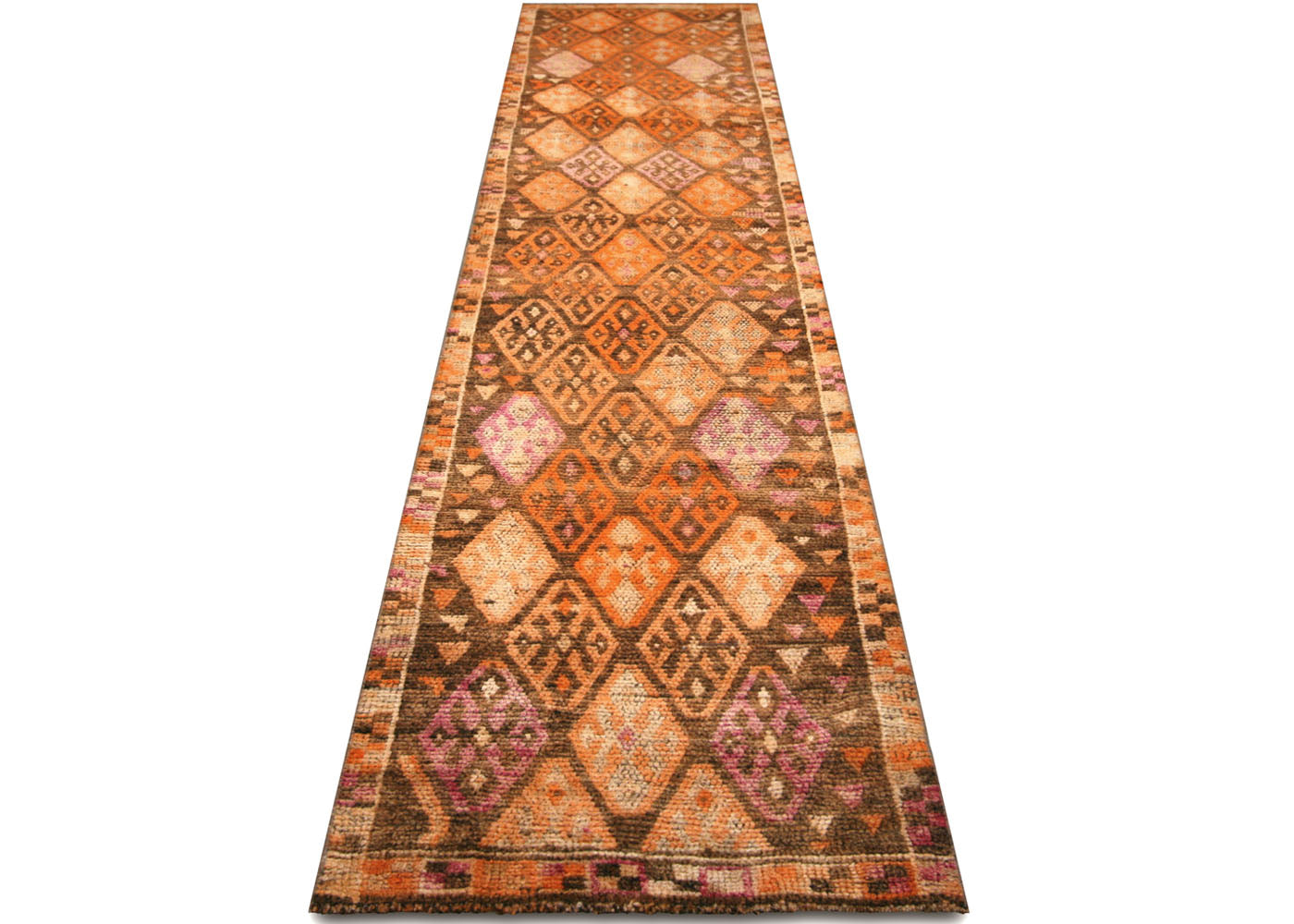 Vintage Turkish Oushak Runner - 2'9" x 13'7"