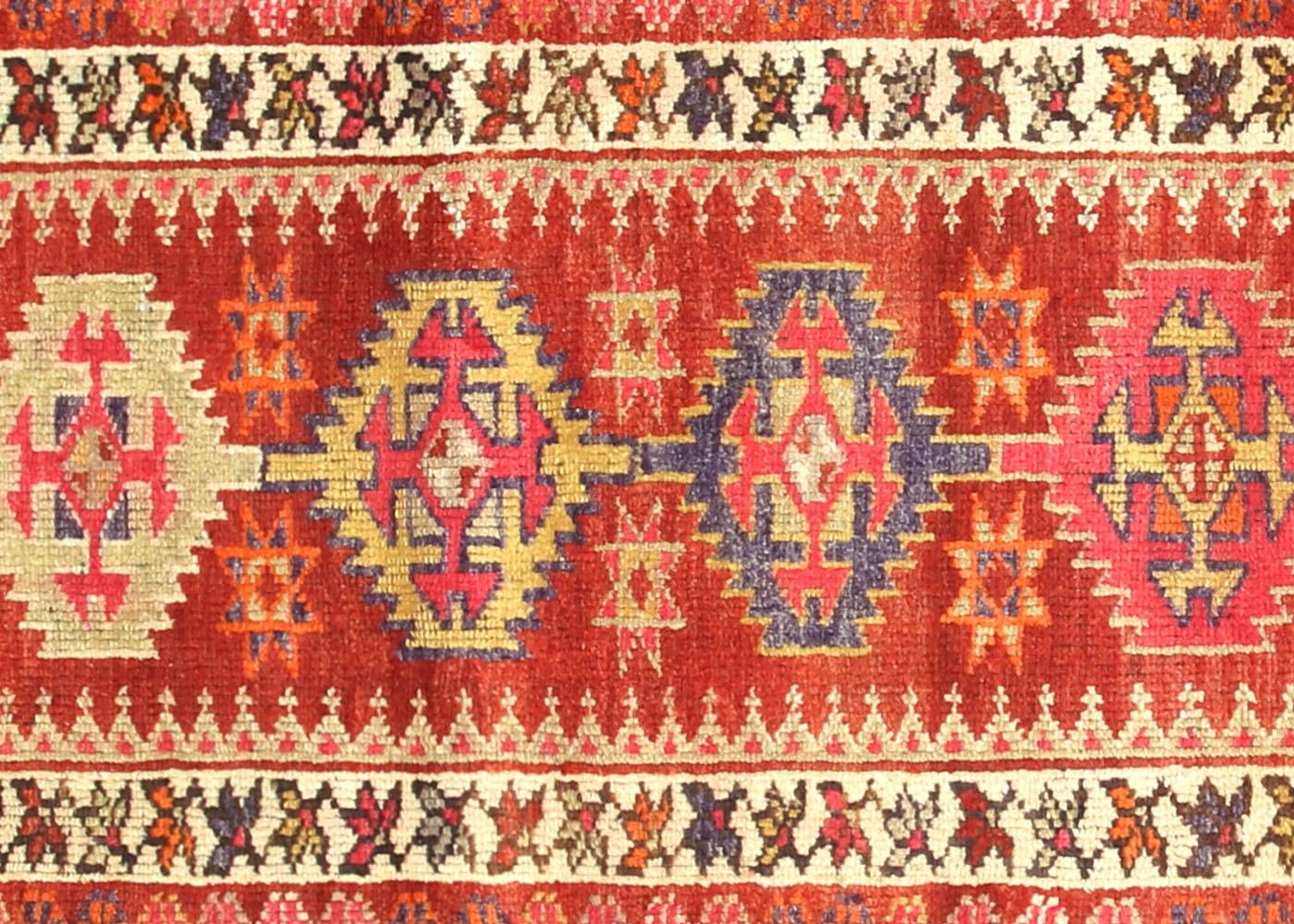 Vintage Turkish Oushak Runner - 2'10" x 12'2"