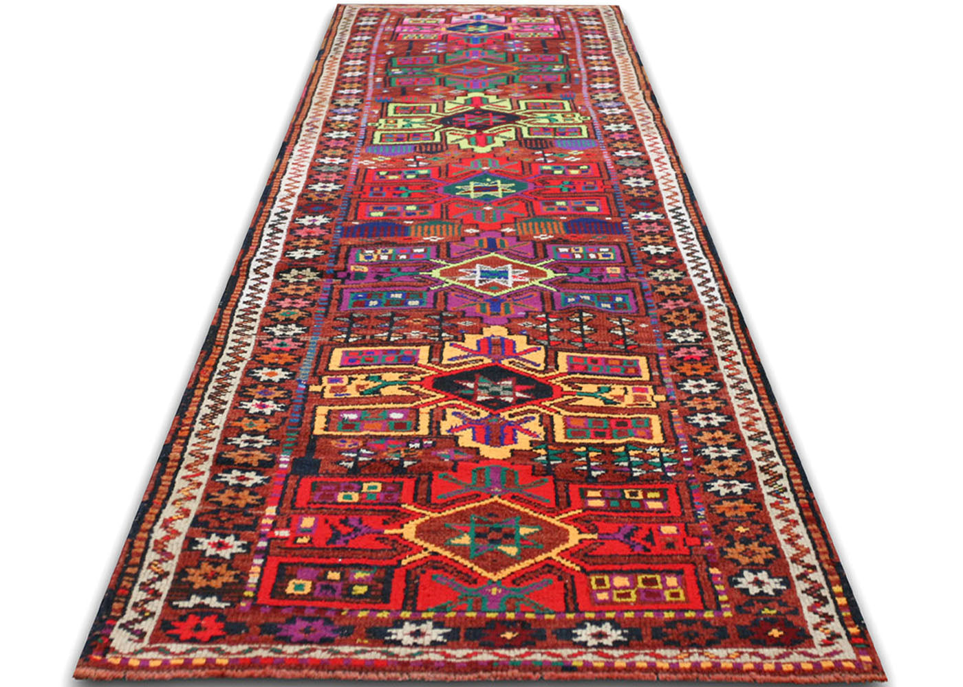 Vintage Turkish Oushak Runner - 2'10" x 11'9"