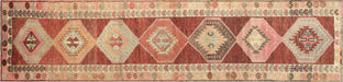 Vintage Turkish Oushak Runner - 3' x 12'6"