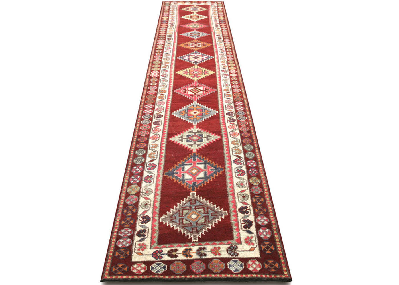 Vintage Turkish Oushak Runner - 2'8" x 14'9"