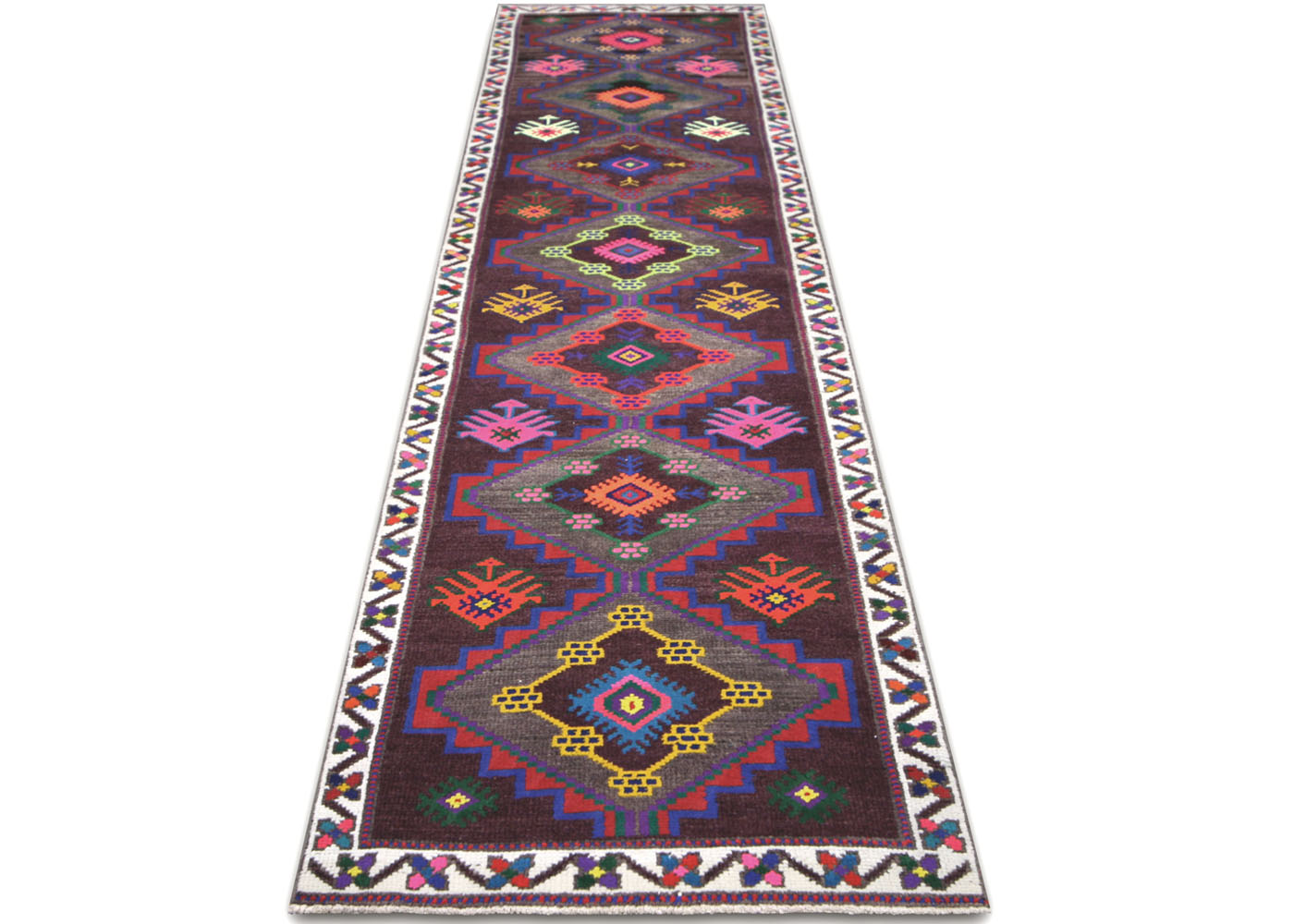 Vintage Turkish Oushak Runner - 2'9" x 11'3"