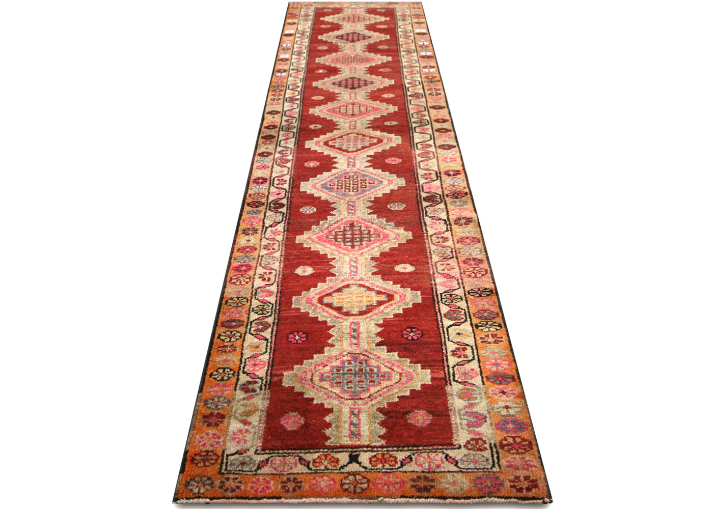 Vintage Turkish Oushak Runner - 2'9" x 12'10"