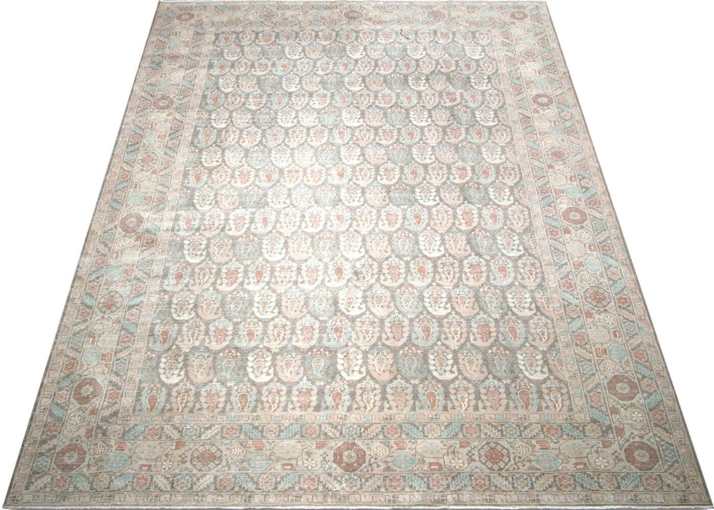 Vintage Turkish Oushak Rug - 8'10" x 12'8"