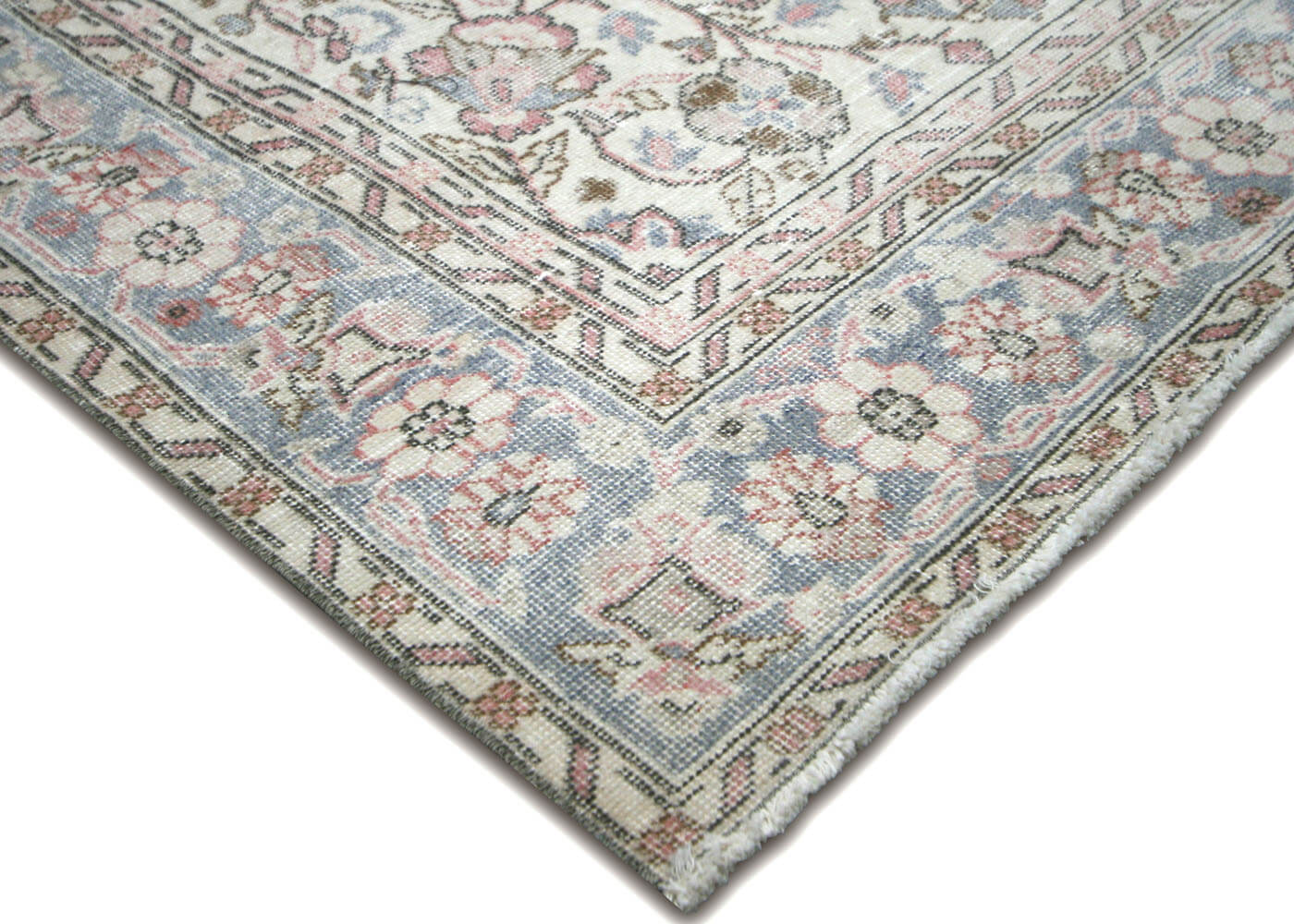 Vintage Turkish Oushak Rug - 6'9" x 11'