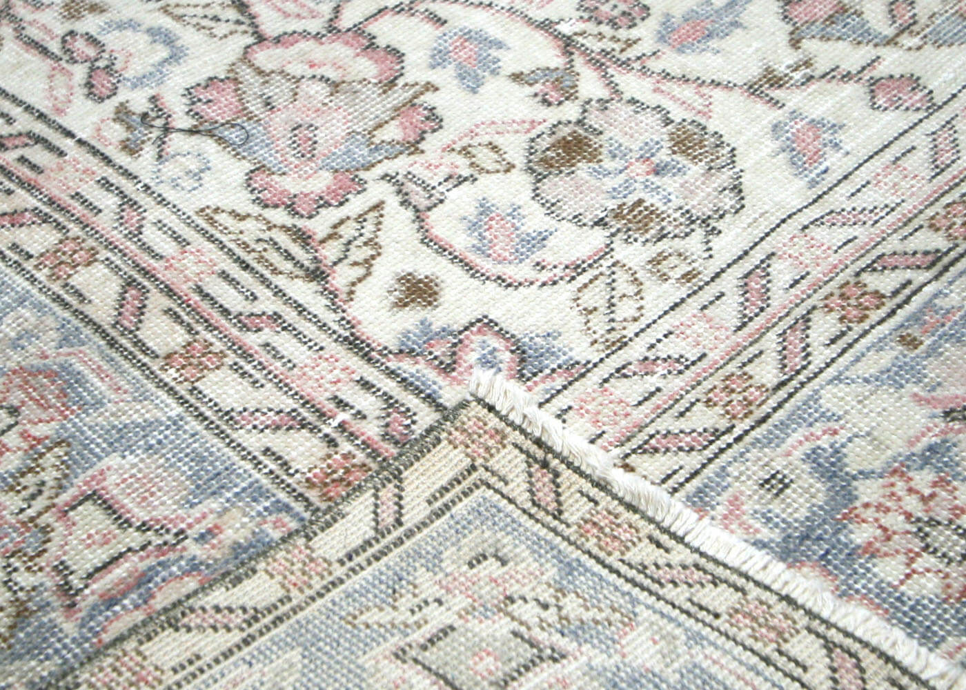 Vintage Turkish Oushak Rug - 6'9" x 11'