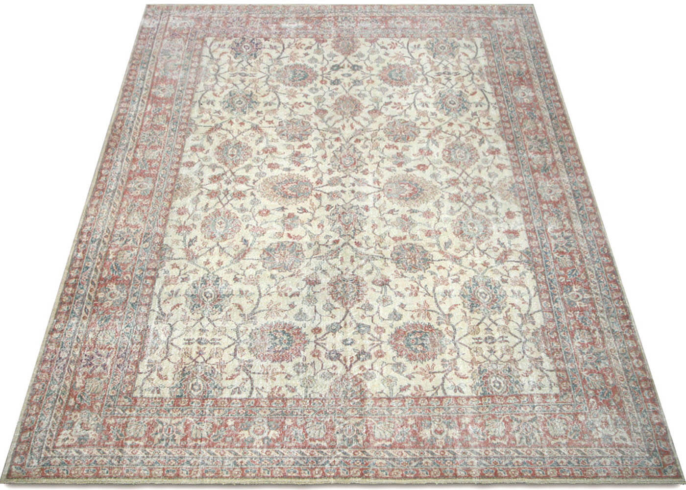 Vintage Turkish Oushak Rug - 9'3" x 12'2"