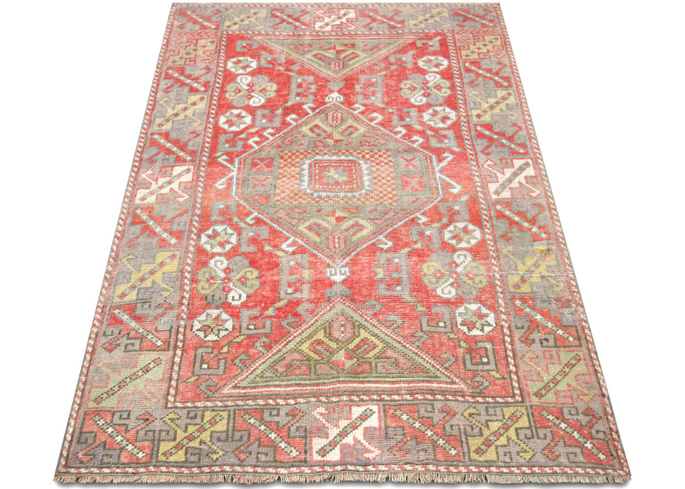 Vintage Turkish Oushak Rug - 3'8" x 5'6"