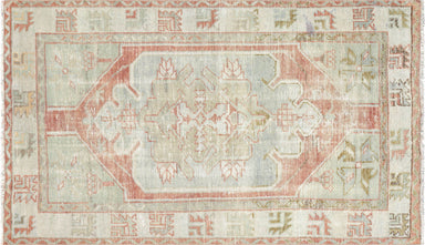 Vintage Turkish Oushak Rug - 2'9" x 4'8"
