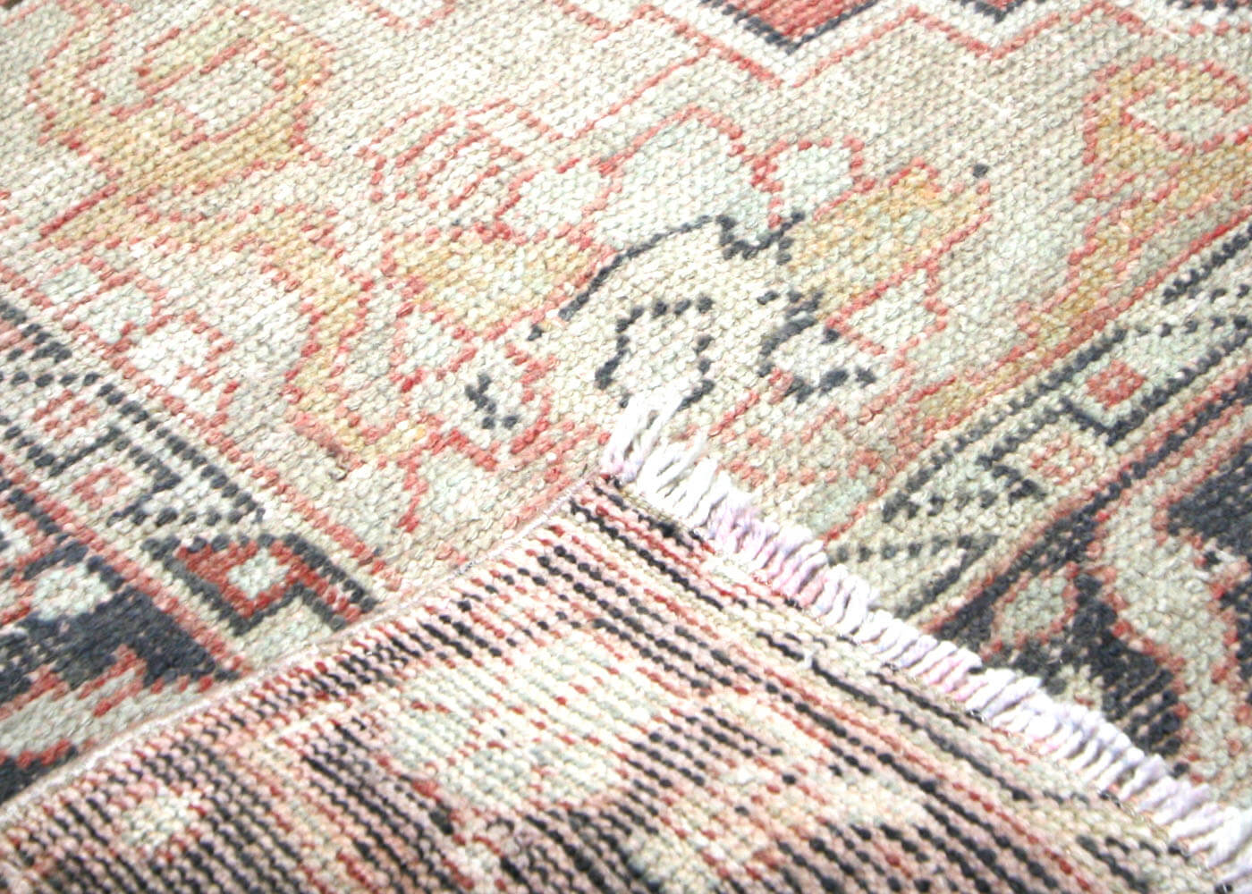 Vintage Turkish Oushak Rug - 4'10" x 8'7"