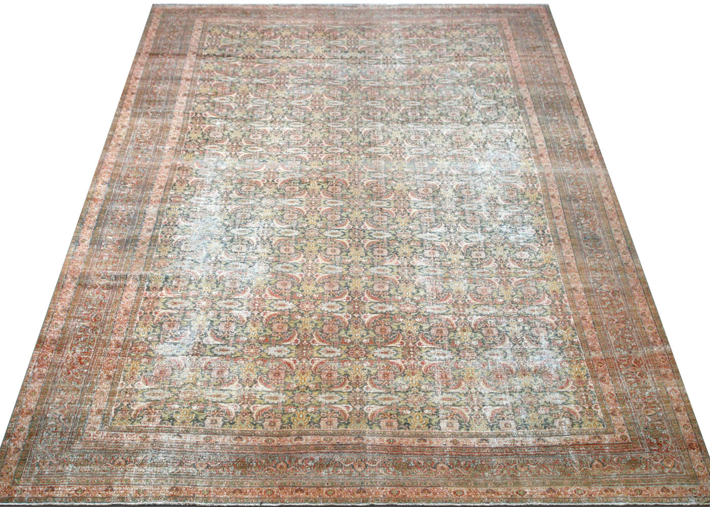 Antique Persian Meshed Rug - 12'6" x 18'2"