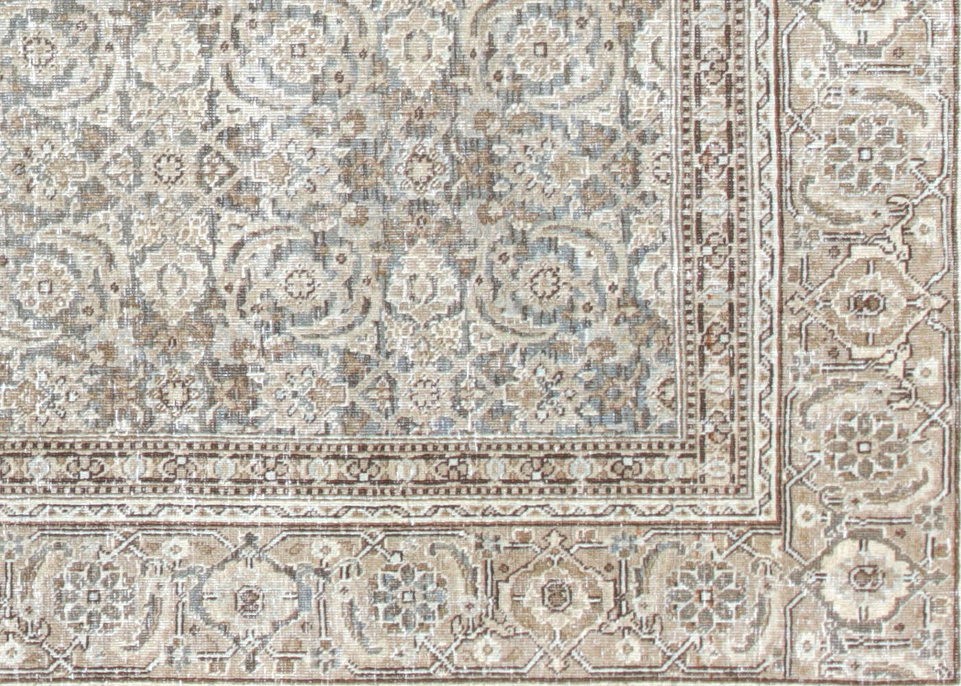 Semi Antique Persian Tabriz Rug - 6'9" x 10'