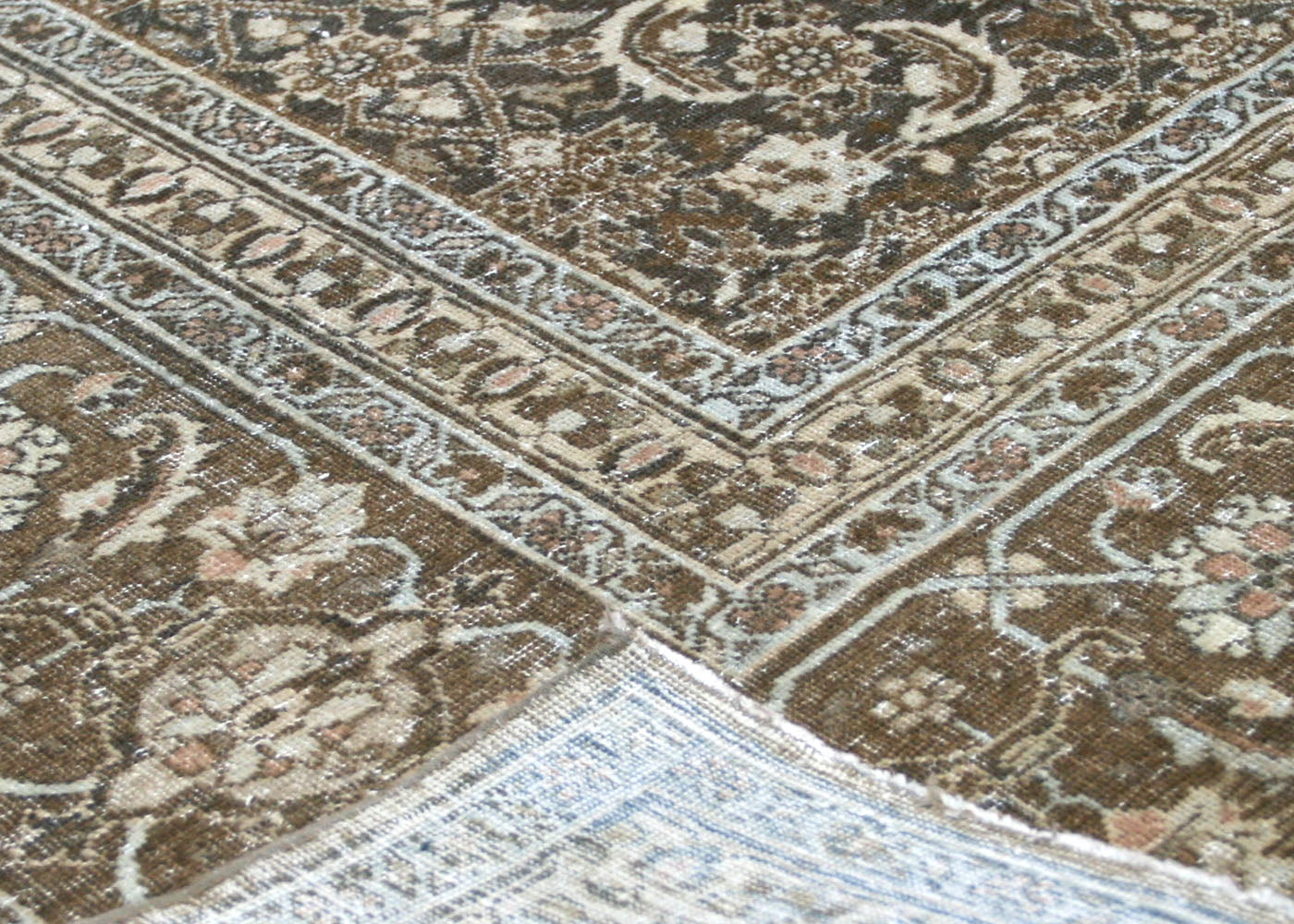 Semi Antique Persian Tabriz Rug - 10' x 14'1"