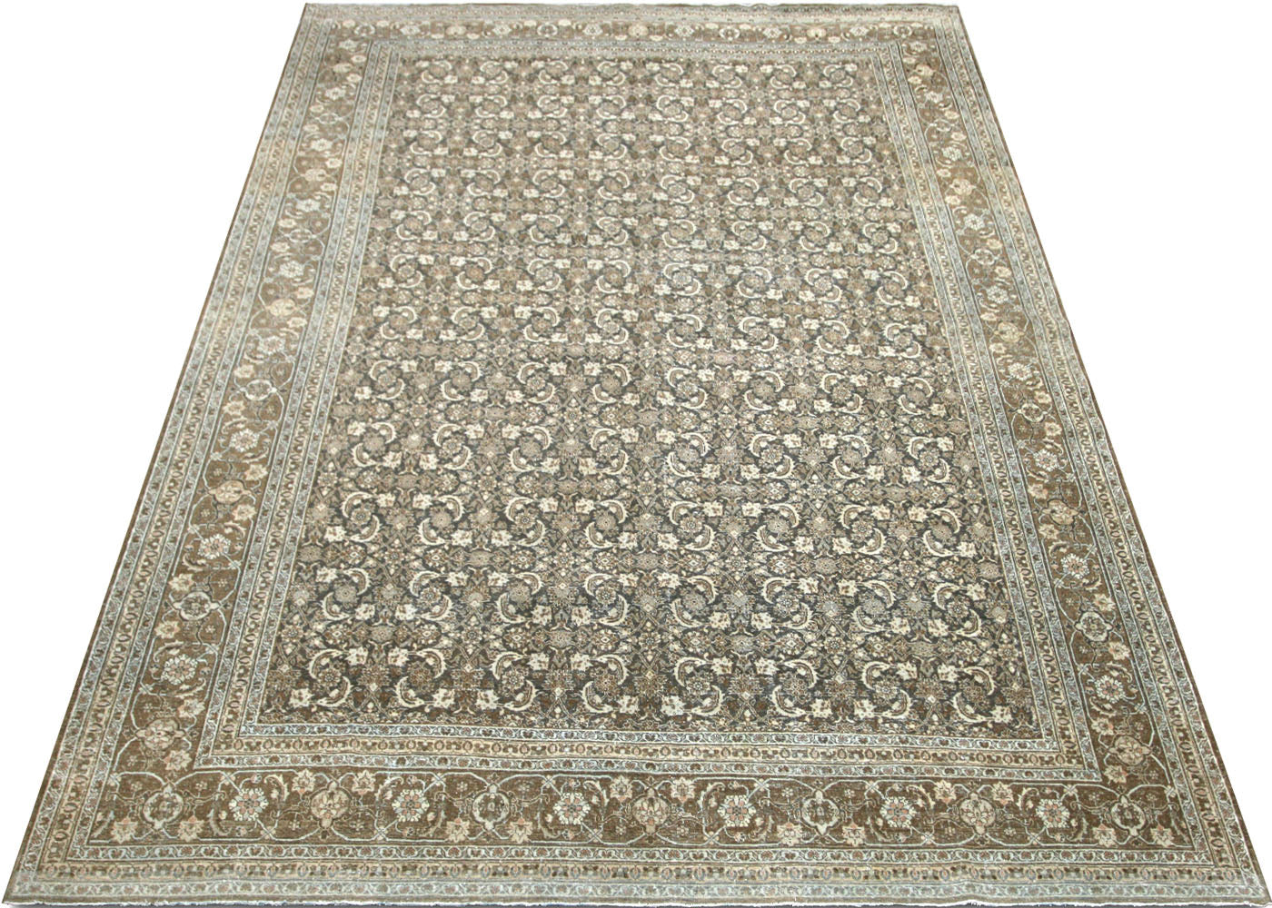 Semi Antique Persian Tabriz Rug - 10' x 14'1"