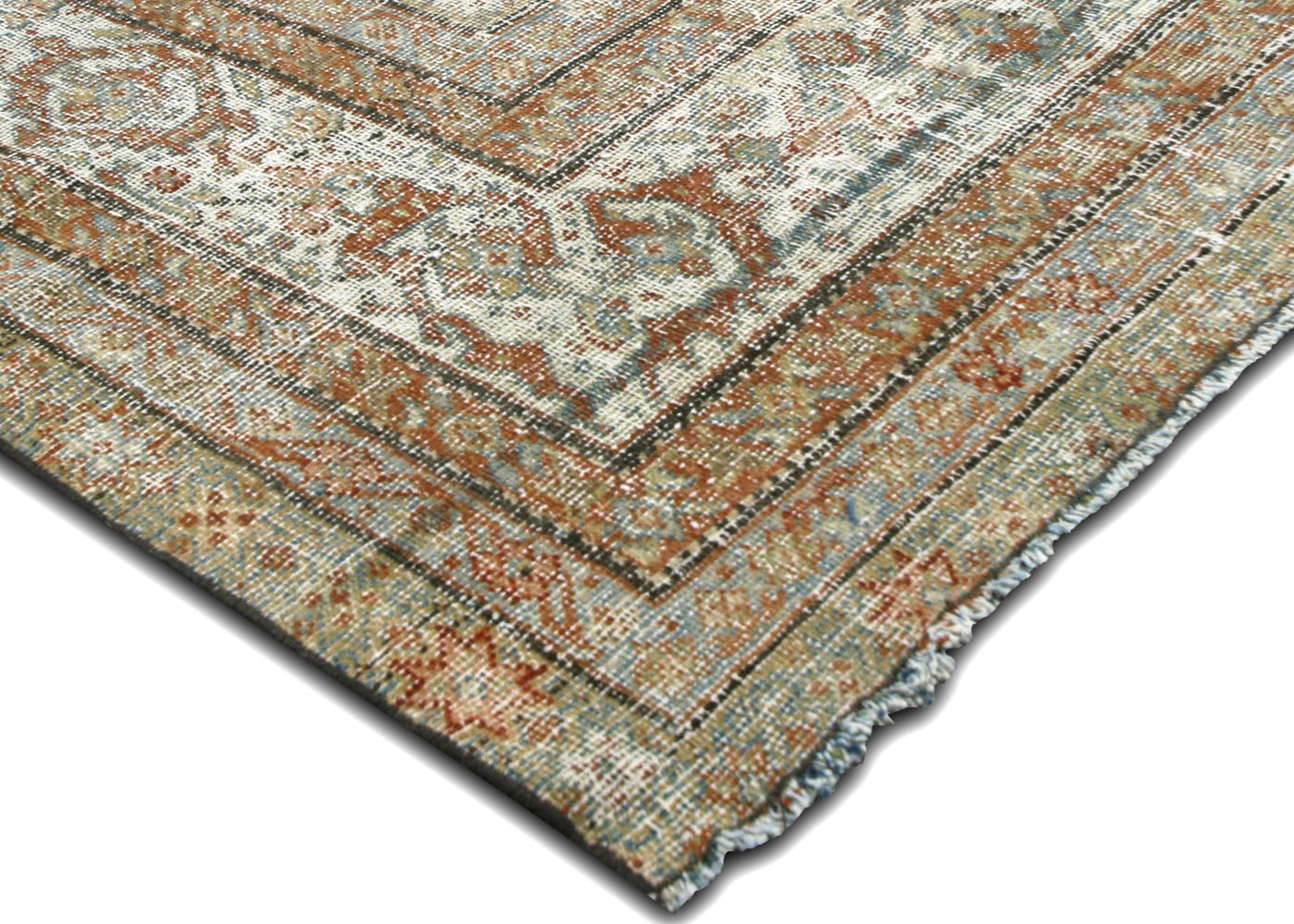 Antique Persian Mahal Rug - 9'8" x 21.1"