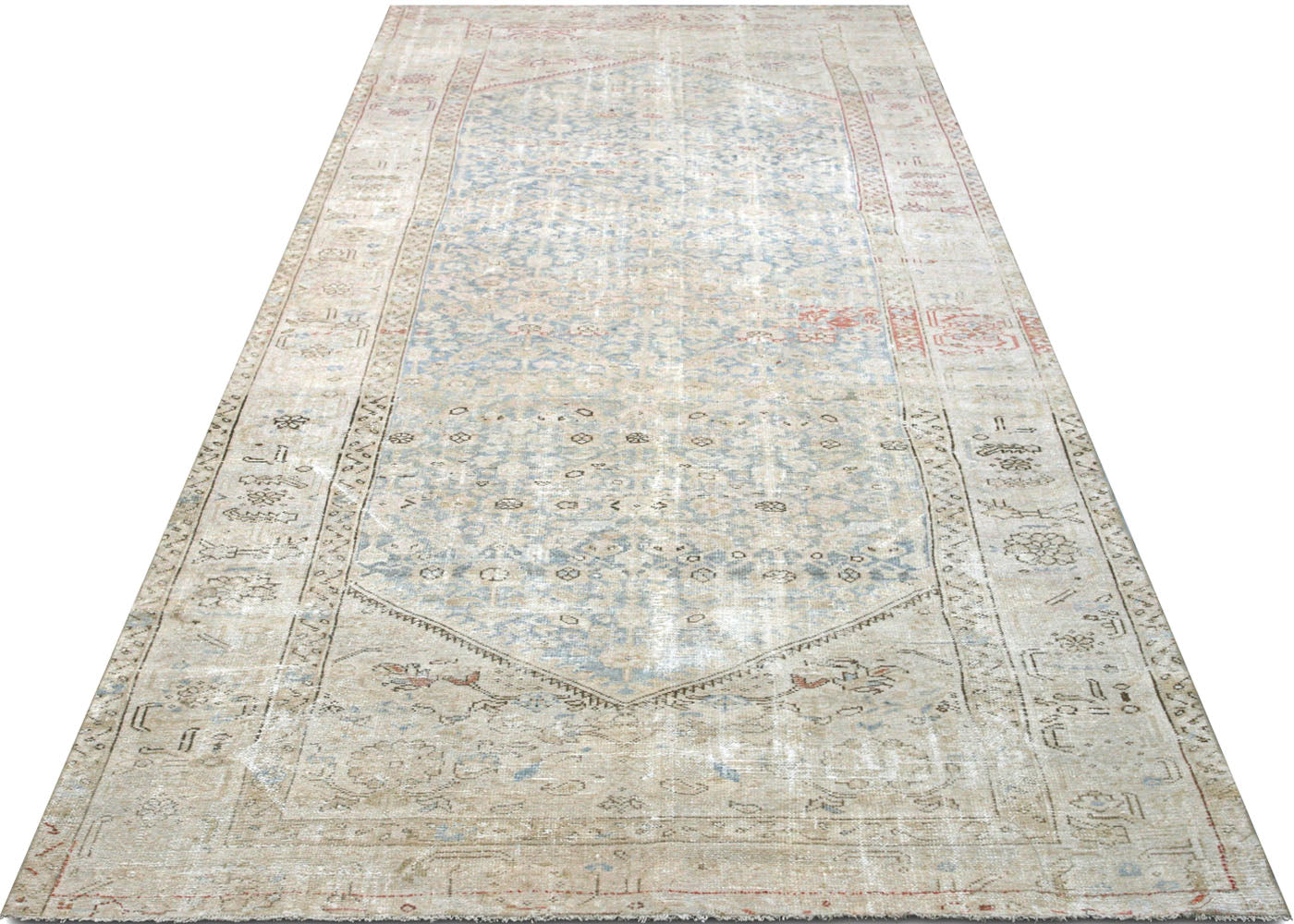 Semi Antique Persian Melayer Rug - 5'7" x13'4"