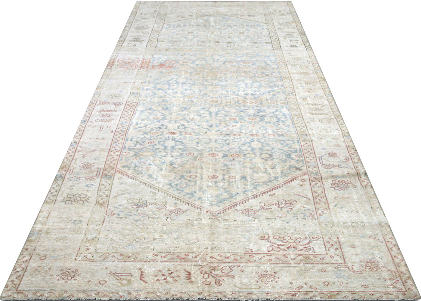 Semi Antique Persian Melayer Rug - 5'7" x13'4"