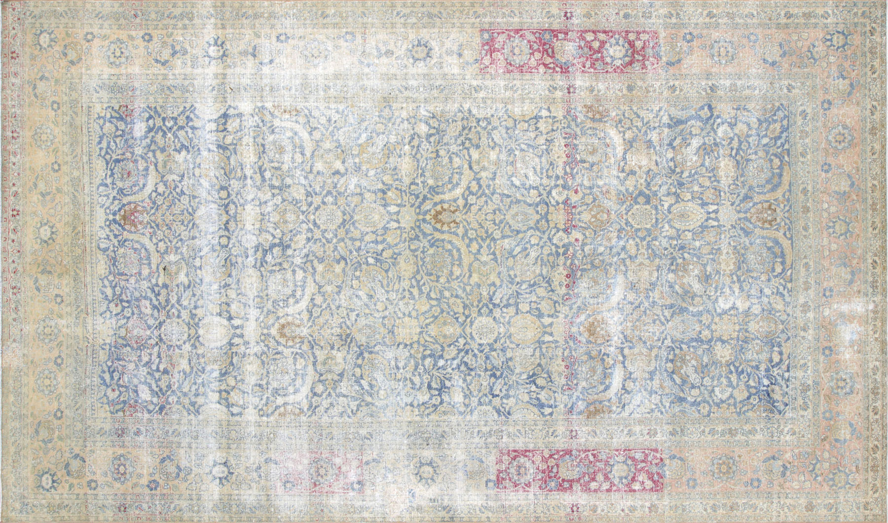 Semi Antique Persian Tabriz Carpet - 8'5" x 14'7"