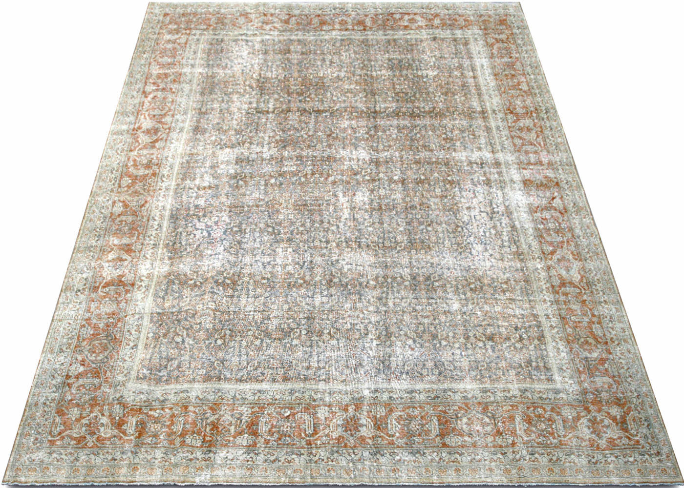 Semi Antique Persian Tabriz Rug - 8'6" x 11'11"