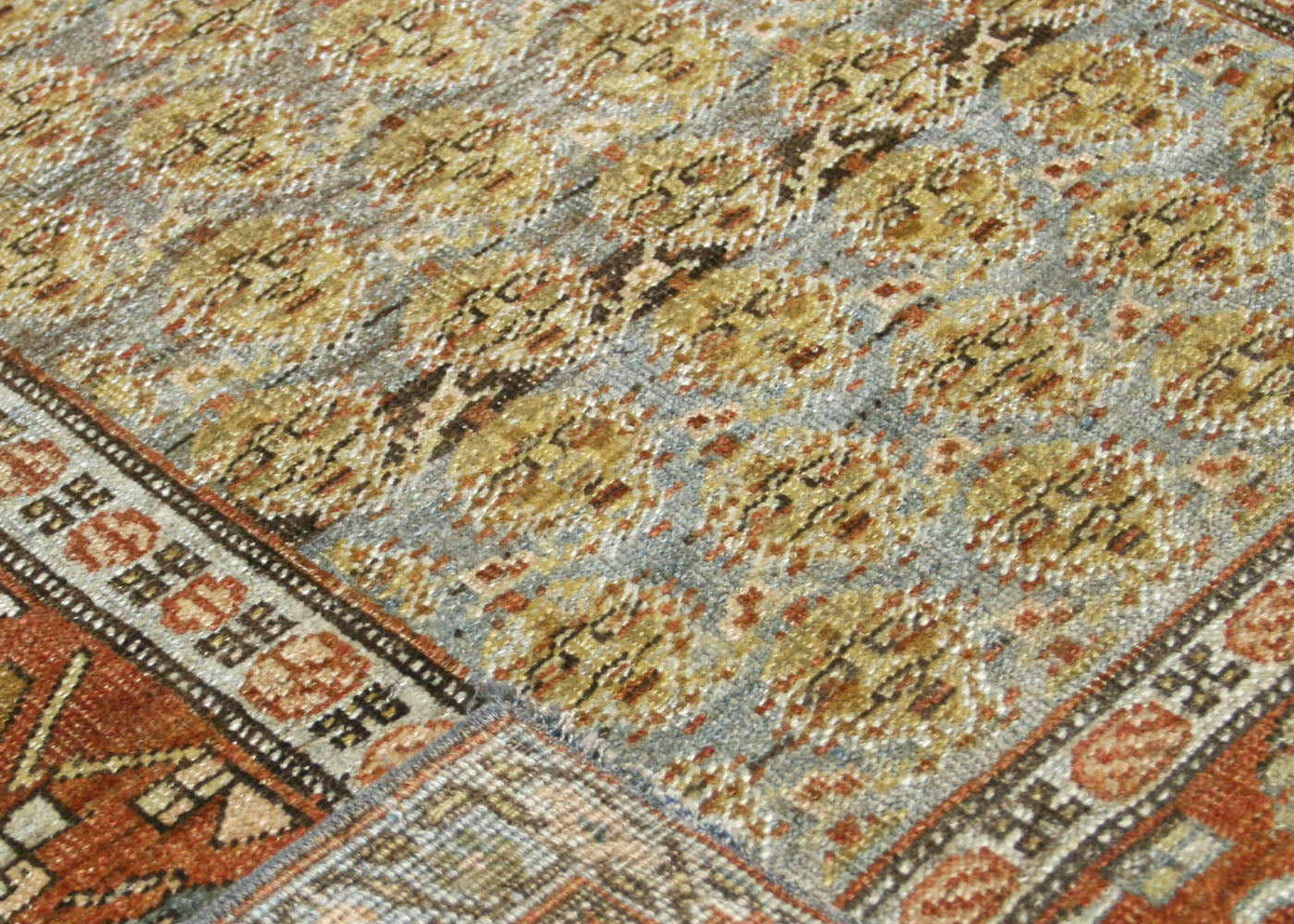 Vintage Persian Bidjar Runner - 3'5" x 14'6"