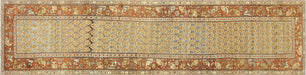Vintage Persian Bidjar Runner - 3'5" x 14'6"