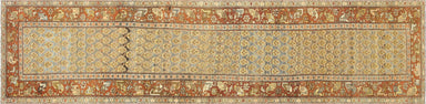 Vintage Persian Bidjar Runner - 3'5" x 14'6"