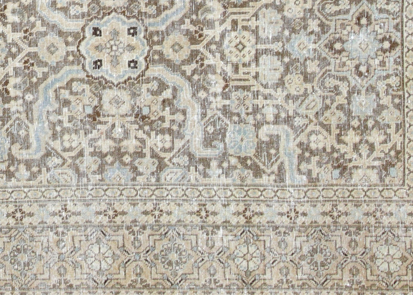 Semi Antique Persian Tabriz Rug - 7'10" x 10'9"