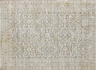 Semi Antique Persian Tabriz Carpet - 7'10" x 10'9"