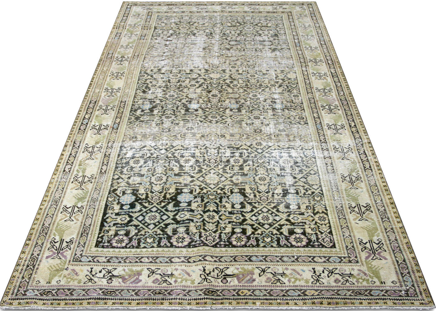 Semi Antique Persian Melayer Rug - 5'2" x 9'6"